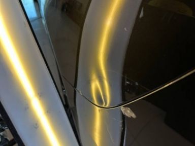 Mercedes C200 Sol Arka Çamurluk Boyasız (Vakumla) Göçük Düzeltme